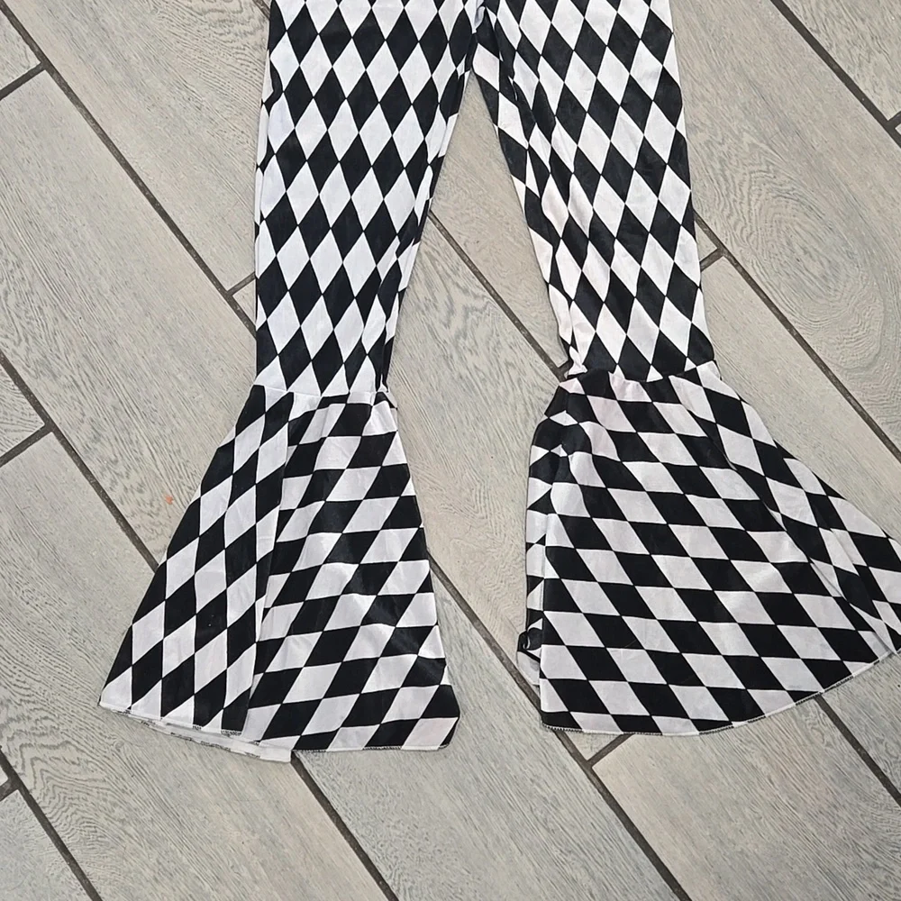 Spirit Halloween Harlequin Clown Costume Jumpsuit – Youth Size‎ - Picture 4 of 4